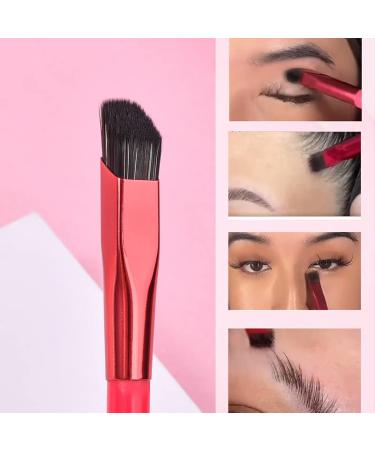 3PC Multi-Functional Eyebrow Brush Set - Professional Angled Contour and Concealer Tool (Black Small) - Buy Online on GoSupps.com