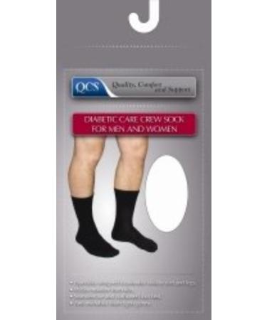 SCOTT SCOTT Diabetic Socks Crew Small White (1680 WHI SM Sold Per Pair)