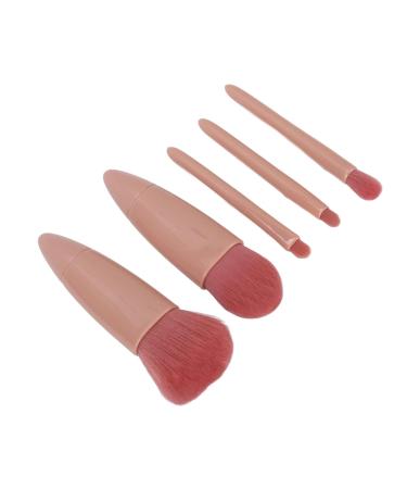 GERNIE 5-Piece Mini Fiber Wool Makeup Brush Set - Eye Brush Bristle Brushes & Mirror - Perfect for Flawless Makeup Application | International Shipping Available - Buy Online on GoSupps.com