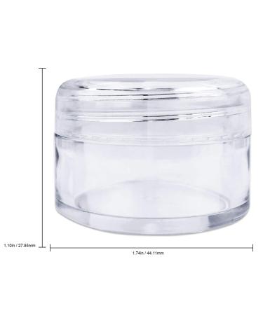 Beauticom 24PC 20G/20ML Clear Jars for Eyeshadow Makeup & Samples - BPA Free Screw Cap - Buy Online on GoSupps.com