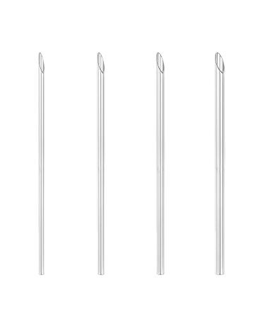 Piercing Needles Receiving Tubes for Piercing Needles Stainless Steel Body Jewelry Piercing Receiver Needles for Nose Septum Ear Belly Cartilage Daith Piercing Suppliers (3mm 4mm 5mm 6mm) Receiving Tubes 3/4/5/6mm