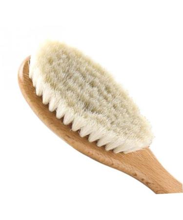 Fomiyes 3-Piece Wooden Hair and Beard Brush Set | Mustache & Razor Brush for Men | Premium Grooming Essentials - Buy Online on GoSupps.com