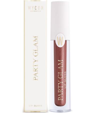 WYCON Cosmetics PARTY GLAM Volumizing Lip Gloss for Shiny and Glamorous Lips - 06 Galaxy PINK - Buy Online on GoSupps.com
