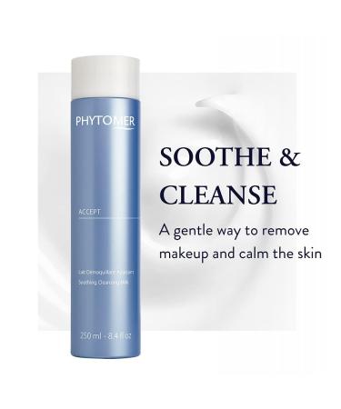 PHYTOMER Accept Soothing Milk Cleanser | Gentle Facial Cleanser for Sensitive Skin | Makeup Remover & Hydrating Cleansing Milk | 250ml - Buy Online on GoSupps.com