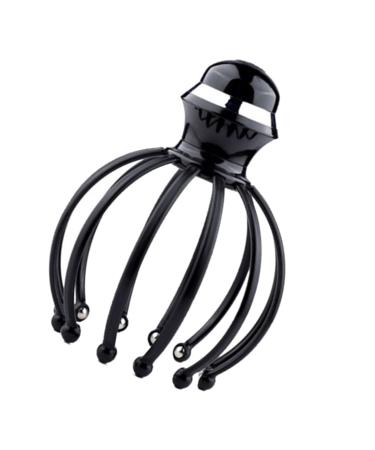 Frcolor 1stk scalp massager Head massager Electrical hairbrushes for women's scalp brushes hair washers scalp massager scalp massage device back massage shock 17.6x13.7 black