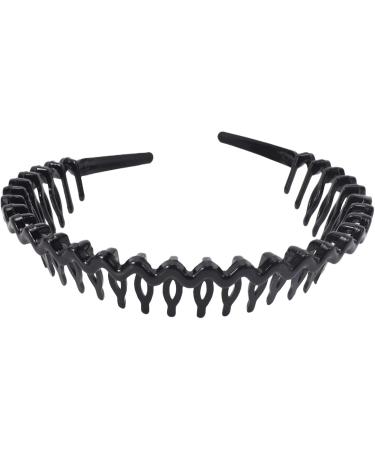 TAVIS TAVIS(R) Plastic Teeth Comb Hairband Hair Hoop Headband Black for Woman - Buy Online on GoSupps.com