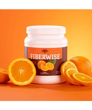 Fiberwise Orange Canister Supplement - Gluten Free | 30 Servings, 8g Sugar | High Fiber Drink - Buy Online on GoSupps.com