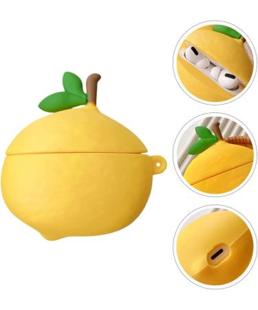 UKCOCO 1Pc Lemon Headphone Case Silicone Earbud Case Earphone case Skin Earphone case Protector Leather Protector Silicone Wireless Earphone Cover Pro2 Plastic case Printing Silica Gel Yellow 8x7.5x4cm - Buy Online on GoSupps.com