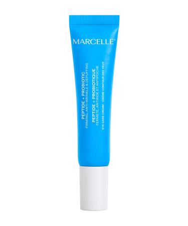 Marcelle Peptide + Probiotic Firming Anti-Wrinkle & Depuffing Eye Care Cream Smoothing & Hydrating Cruelty-Free Hypoallergenic Paraben-Free Fragrance-Free 15 mL