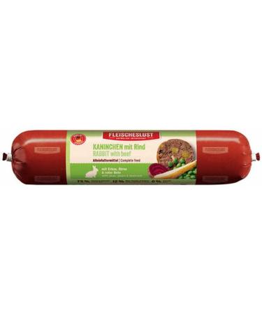 Fleischeslust Rabbit with Beef Peas Pear and Beetroot Sausage (1 x 400 g) - Buy Online on GoSupps.com