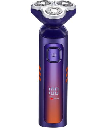 Men's Fully Washable USB Rechargeable Electric Shaver | Smart Floating Three-Blade Design for International Shipping - Buy Online on GoSupps.com