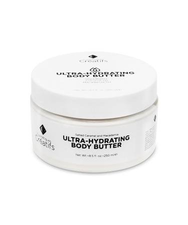 Ultra-Hydrating Body Butter with Shea Butter 8.5 fl. oz. Salted Caramel and Macadamia Scent Deep Moisturizing Soothes Repairs and Nourishes Skin