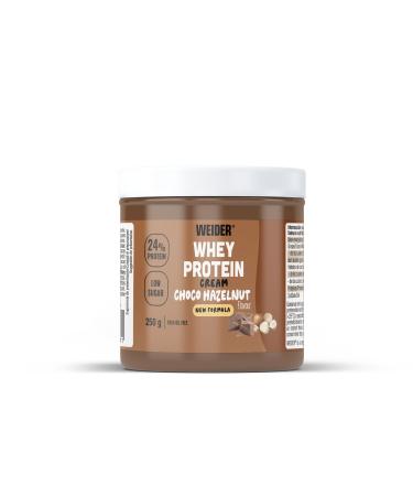 Weider Whey Protein Cream (250g) Chocolate-Hazelnut Taste, Spread with 24% Protein, Whey Protein, No Added Sugars, No Palm Oil