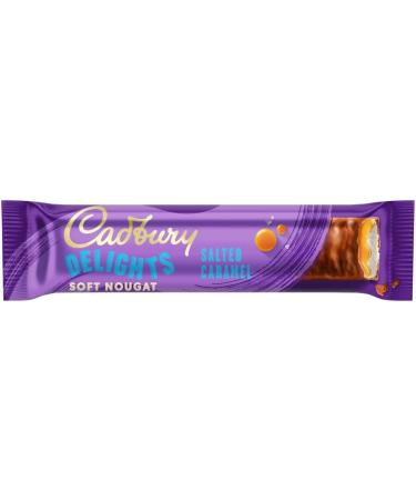 Cadbury Delights Soft Nougat Salted Caramel Bars 5 x 22g (110g) - Buy Online on GoSupps.com