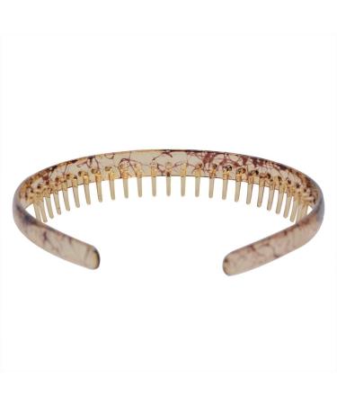 Fodattm Set of 2 Plastic Headband with Teeth Hair Comb Hair Accessories Women Hair Hoop (Color 3) - Buy Online on GoSupps.com