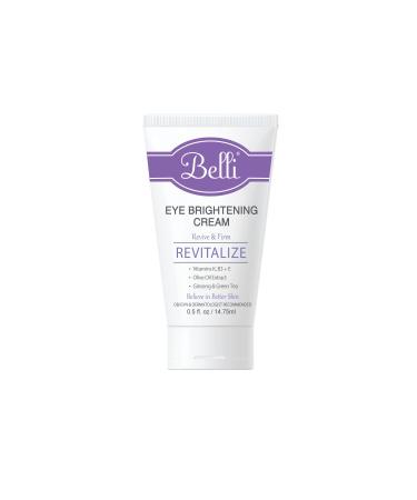 Belli Beauty Skincare Eye Brightening Cream - Eye Cream - Pregnancy Safe Skincare - Vegan Skin Treatment - Gluten-Free Skin Care Tools - Facial Care