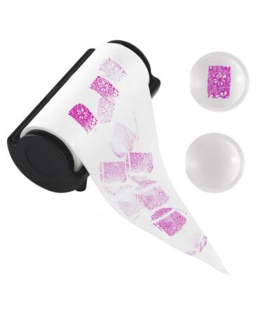 POPETPOP Nail Beauty Tool Kit Nail Oil Remover Easy Use Nail Art Accessories nail stamper kit Nail Design Supplies Manicures Tools clear nail stamper nail stamping kit nail polish nail set 11.5X6CM Black