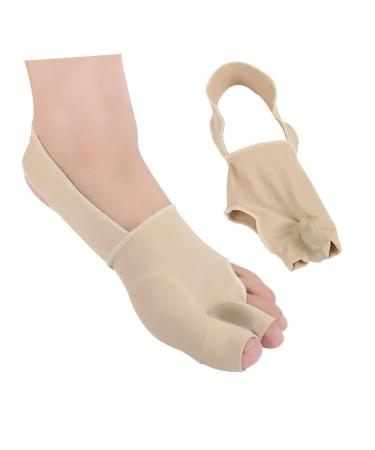 NOLITOY Thumb Brace & Bunion Protector 2 Pairs Straightener Pads & Cushioned Socks for Foot Comfort & Spacing - Buy Online on GoSupps.com