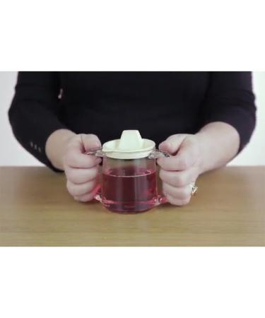 NRS Healthcare Cup for Care Needs | Plastic 2 Handles & Spout Lid | Ideal for Easy Drinking - Buy Online on GoSupps.com