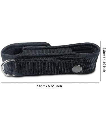Hpamba Nylon Flashlight Holster - Versatile Belt Bag for Hunting Outdoors & Hiking - Fits 10cm to 13cm Flashlights - Buy Online on GoSupps.com