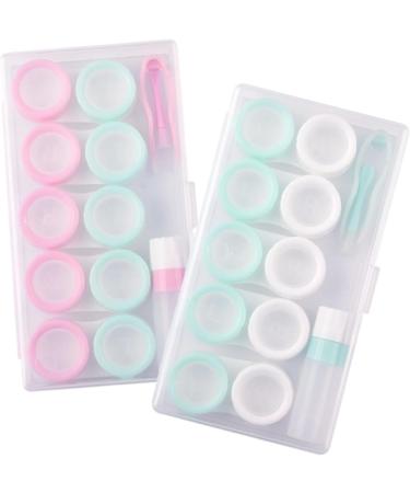 Partykindom 6 Sets Colored Contact Lens Storage Box - Macaron Eye Lens Case Container for Safe Storage - Buy Online on GoSupps.com