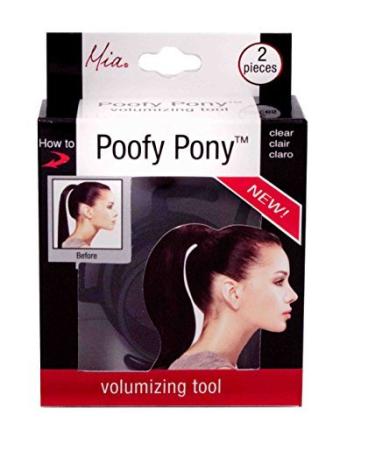 Mia Poofy Pony Ponytail Volumizing Hair Styling Tool Gives a Thick Full Ponytail Using Your Own Hair for Women  Teens  Moms  Thin Hair  Cancer Survivors 2 Count (Pack of 1) brown