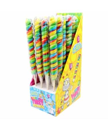 Ellies Jellies CCF Rainbow Twist Lollipops 80g x1