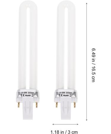 Vosarea 4-Piece Nail Dryer Set - 9W UV Lamps for Gel Nail Art | Manicure Tools for DIY Light Drying - Buy Online on GoSupps.com