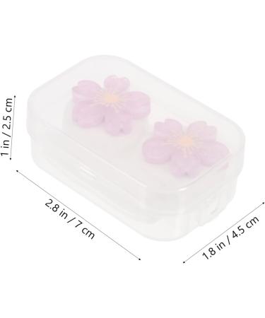 Partykindom Mini Fall Contact Lens Case - Waterproof Travel Container 3-Pack Sweet Lens Plastic Holders Violet - Ideal for International Shipping - Buy Online on GoSupps.com