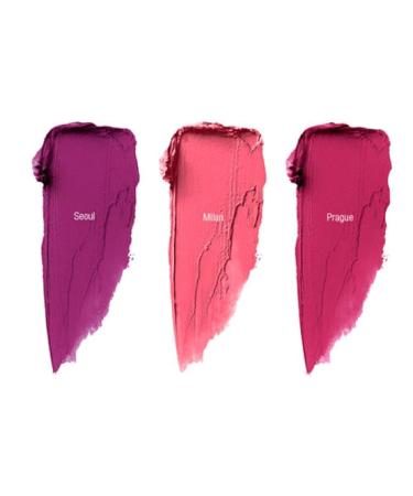 NYX Soft Matte Lip Cream Set - 3 PCS (Seoul Milan & Prague) | International Shipping Available - Buy Online on GoSupps.com