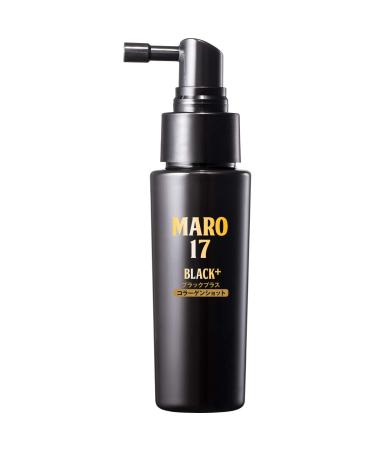MARO17 Black+ Anti-Gray Collagen Shot | Reverse Gray Hair & Boost Melanin | 1.7 oz - Apple Stem Cells & Bamboo for Fuller Hair - Buy Online on GoSupps.com