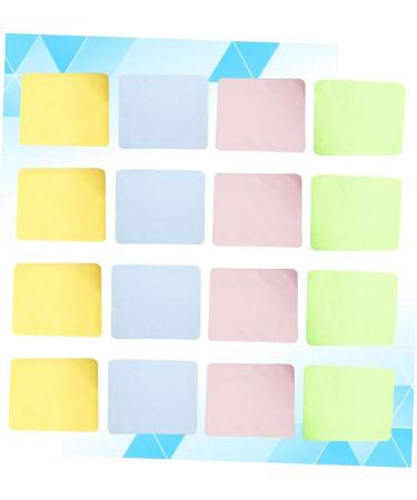 Healeved 60 Pcs Microfiber Cleaning Cloths - Lens & Glasses Cleaning Cloths Assorted Colors (18x15cm) - Perfect for Screens & Eyewear - Buy Online on GoSupps.com