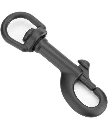 Premium Stainless Steel Bolt Snap Diving Hook - Vertebral Carabiner & Scuba Accessories Kit - 75mm Black - Buy Online on GoSupps.com