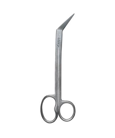 7.5 inches Toenail Cutting Long Handle Scissors with Reflected Angle Tip for max Vision 19cm Stainless Steel