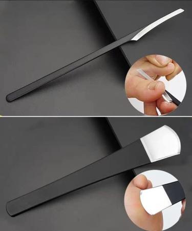 Pedicure Knife Set - Professional Stainless Steel Foot Callus Remover Kit | 4pcs Foot Scraper Tools for Dead Skin & Ingrown Toenails | Portable Storage Bag Included - Buy Online on GoSupps.com