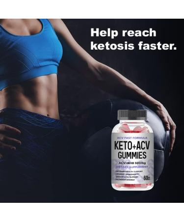 Kivus ACV Fast Formula Keto Gummies - 60 Gummies | Apple Cider Vinegar Infused - Buy Online on GoSupps.com