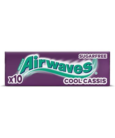 AIRWAVES - Blackcurrant Flavor Chewing Gum - Sugar Free - Mint Freshness - Large Size - 30 Packs of 10 Dragees - 420g - Buy Online on GoSupps.com