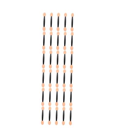 Hemoton 300 Pcs Double Ended Eyeshadow Brush Eyeshadow Stick Cosmetic Applicator Sponge Brush Dual-side Cosmetic Tool Eyeshadow Makeup Tool Double-sides Eye Brush Makeup Brush