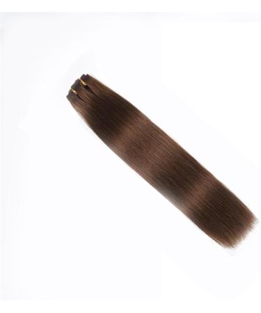 Hair Extensions Clip in Hair Extensions Remy Human Hair Chocolate Brown Double Weft Hair Extensions Clip in Human Hair Double Weft Silky Straight #4 Natural Human Hair(26inches 240g) 26inches 240g - Buy Online on GoSupps.com