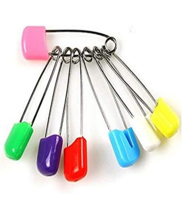 Baby Bells 120 Pcs Stainless Steel Diaper Pins - Safe Locking Closures for Special Events, Crafts, or Colorful Laundry - Buy Online on GoSupps.com