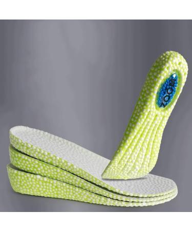 Sports Air Cushion Height Increase Insoles | Shock Absorption & Breathability (Size 35-36) - Gray - Buy Online on GoSupps.com
