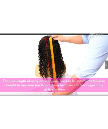 SEMMELY Loose Deep Wave 13x4 Lace Frontal Wig 22 inch | Unprocessed Virgin Human Hair | Wet and Wavy with Baby Hair | Natural Color | 150% Density - Buy Online on GoSupps.com