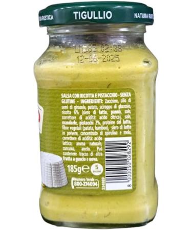  Italian Gourmet E.R. 3 x Star Tigullio GranPesto Pesto Ricotta e Pistacchio pesto avec ricotta et pistaches 185 g sauce + polpa gourmet italien 400 g - Buy Online on GoSupps.com