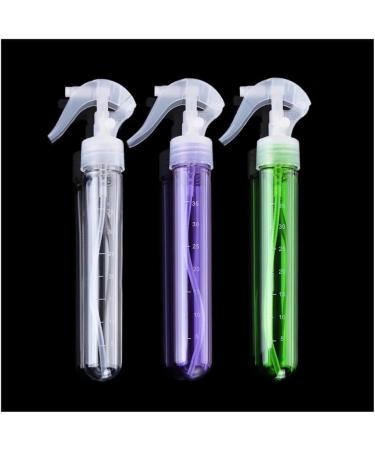 Buy Transparent Colorful High Pressure Spray Bottle - Portable Watering for Hairstyling Cleaning Plants & Pets | Button Purple - Buy Online on GoSupps.com