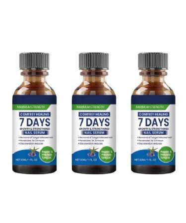 3 x nail care for toenails 90 ml nail hardener treatment nail care protection & strengthening of brittle nails care product for thick toenails treatment for