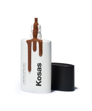 Kosas Tinted Face Oil | Nourishing Light-Coverage Tinted Foundation (Tone 8.7) 1 Ounce (Pack of 1) Tone 8.7