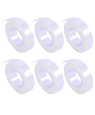 Ancoo 6 Rolls False Eyelash PE Tape Transparent Medical PE Tape Eyelash Extensions Tape Makeup Tools