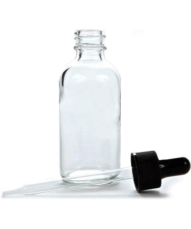 Minkissy 12Pcs Glass Dropper Bottles Clear Essential Oils Bottles with Glass Eye Droppers Refillable Empty Bottles for Liquid Aromatherapy Essential Oils(30ml) - Buy Online on GoSupps.com