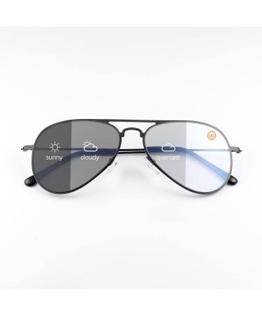 Buy Ljimi Photochrome Progressive Multifocus Reading Glasses - UV Protection Multifocal Transition Sunglasses for Men & Women - Black 1.0x - Buy Online on GoSupps.com