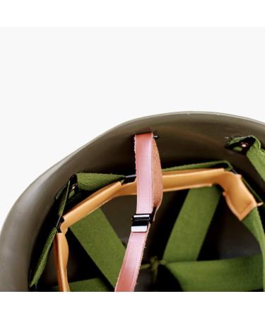 AMSUER WWII US Military Steel M1 Helmet Replica Field Green Large - Ideal for Cosplay and Army Outdoor Games - Buy Online on GoSupps.com